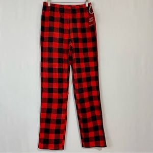 Wondershop Women’s Casual Plaid Pajama Pants Red & Black NWT